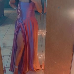 Anne Formal Lattice Satin Dress - Windsor